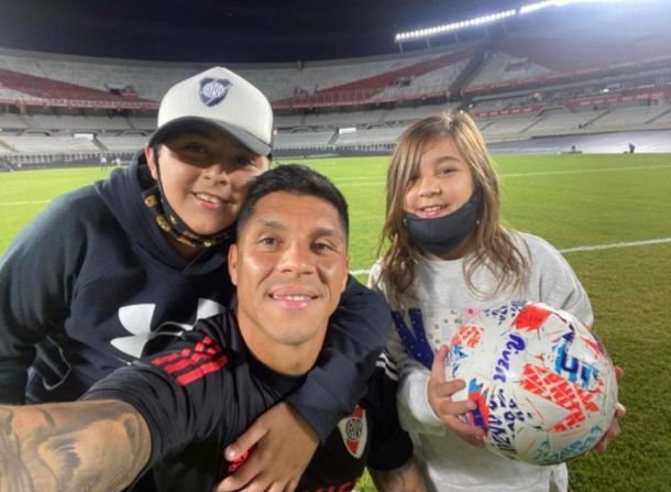 El posteo del hijo de Enzo Pérez luego del título de River