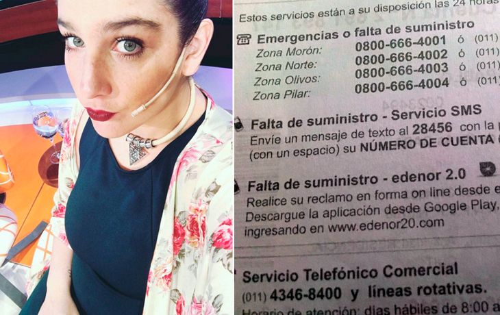 El descargo de Juana Repetto, embarazada y furiosa tras 17 horas sin luz