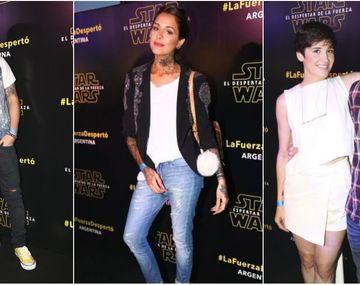 Las fotos de los famosos presentes en la avant premier de Star Wars