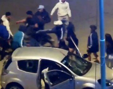 Batalla campal a la salida de una fiesta dejó un joven internado