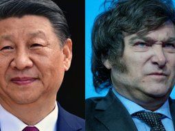 Xi Jinping y Javier Milei.