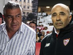 Chiqui Tapia y Jorge Sampaoli Chiqui Tapia y Jorge Sampaoli