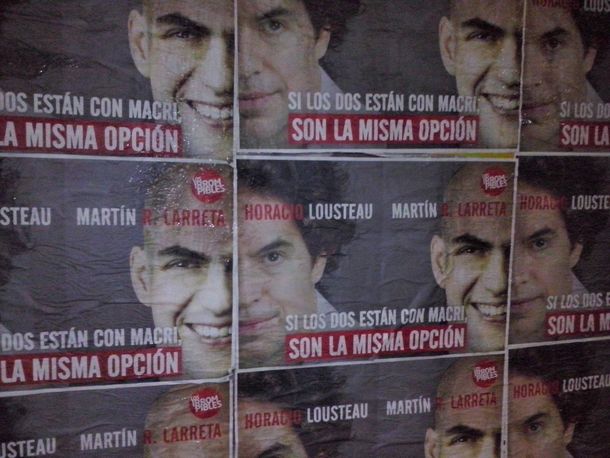 Mirá los irónicos afiches radicales contra Lousteau y Larreta