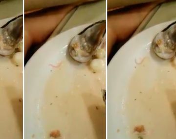 Una mujer pidió cebiche en un restaurante y encontró un gusano