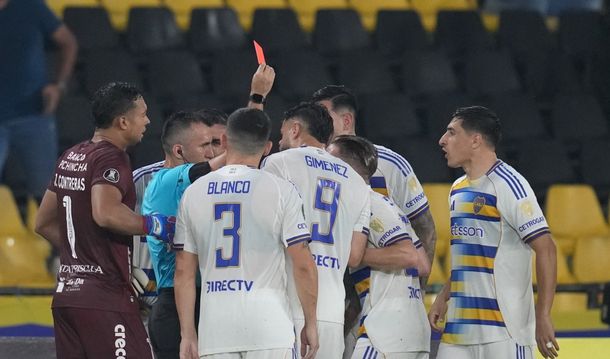 Santiago Ascacíbar se expone a más de un partido de suspensión en la Copa Libertadores