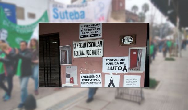 General Rodríguez, sin clases hasta que los docentes tengan edificios dignos