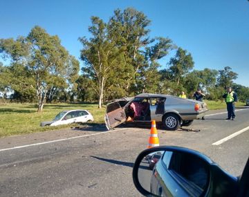 Choque en la ruta 3