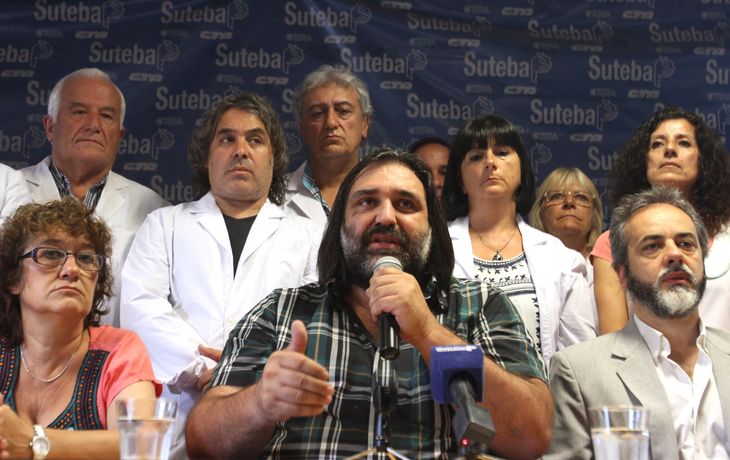 Baradel denunció a Macri por sus dichos ante el Congreso