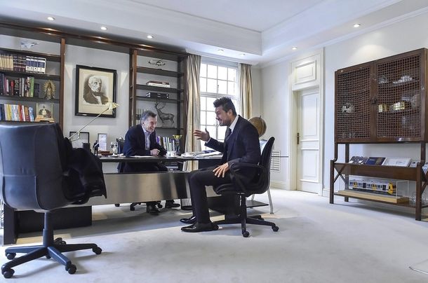Luego de la polémica con los trolls, Macri recibió a Tinelli en Olivos