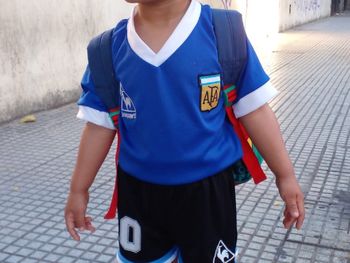 La emoción de Dalma por un mini Maradona en un día especial  
