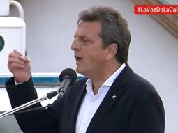 Sergio Massa en Rosario: Todo lo que sea inversión en seguridad es prioritario