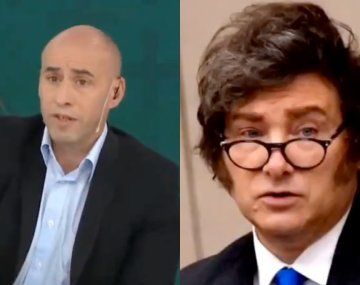 Javier Milei se cruzó con todo con Esteban Trebucq por Manuel Adorni.