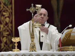 El papa Francisco celebr&oacute; una at&iacute;pica misa de Domingo de Resurrecci&oacute;n