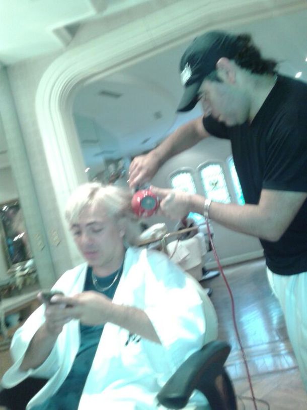 Ahora, Cristian Castro quiere imitar el color de pelo de Susana Giménez