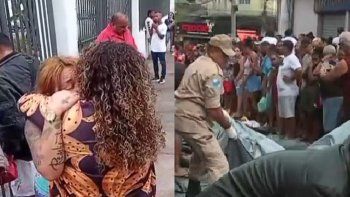 el desgarrador llanto de los familiares de las victimas de la masacre en rio de janeiro: ¡era mi hijo! el desgarrador llanto de los familiares de las victimas de la masacre en rio de janeiro: ¡era mi hijo!