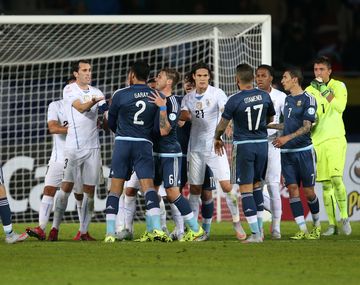 Las mejores imagenes del apretado triunfo de Argentina