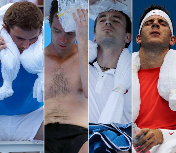 Por calor, se suspenden varios partidos en el Abierto de Australia