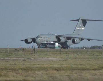 Sorpresa por un avión militar de Estados Unidos en el aeropuerto de Mendoza
