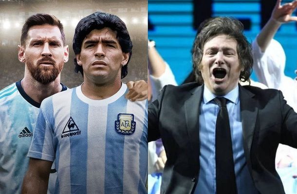 ¿Al lado de Messi y Maradona? La insólita comparación de un seguidor de Javier Milei