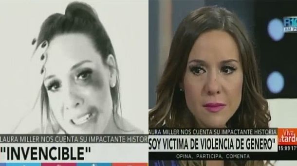 El calvario que vivió Laura Miller con su ex novio golpeador