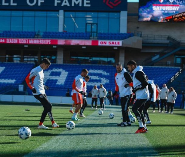 River regresó al país tras la pretemporada en Estados Unidos