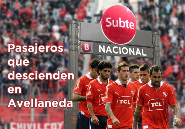 Los afiches con cargadas a Independiente no tardaron en llegar