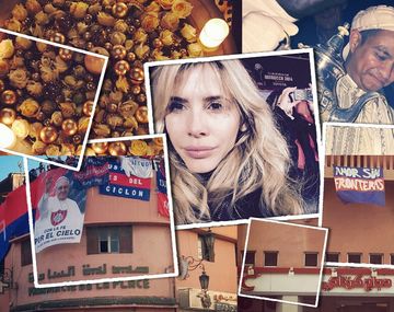 Mirá el álbum íntimo de Guillermina Valdes en Marruecos