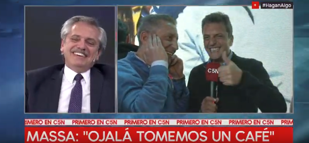 Alberto Fernández invitó a Sergio Massa: Tomemos un café que tenemos que estar juntos