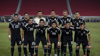 Así formaba Argentina para enfrentar a Guatemala en Los Ángeles Así formaba Argentina para enfrentar a Guatemala en Los Ángeles