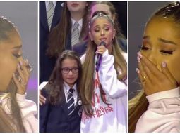 El llanto de Ariana Grande en el concierto One Love Manchester El llanto de Ariana Grande en el concierto One Love Manchester