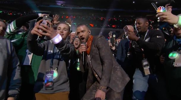 Justin Timberlake se tomó una selfie que dio la vuelta al mundo