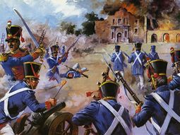 El 6 de marzo de 1836 el ejército mexicano emprende el asalto a El Álamo. El 6 de marzo de 1836 el ejército mexicano emprende el asalto a El Álamo.