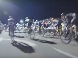 Impactante accidente durante una carrera de bicis en Nueva York