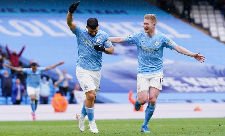 La inolvidable despedida del Kun Agüero del Manchester City: pasillo de honor para el ídolo y dos goles