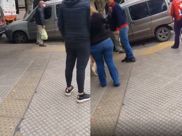 Lanús: un ciego golpeó con su bastón una camioneta mal estacionada