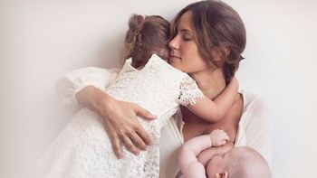 Paula Chaves y sus hijos Paula Chaves y sus hijos