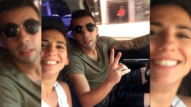 Cinthia Fernández y Matías Defederico