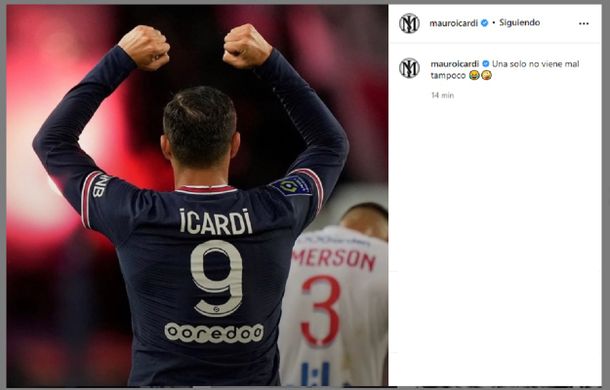 ¿No tiene un amigo? Mauro Icardi se hace el picante en Instagram