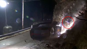 Así quedó la escena de la tragedia en el Rally de Montecarlo Así quedó la escena de la tragedia en el Rally de Montecarlo