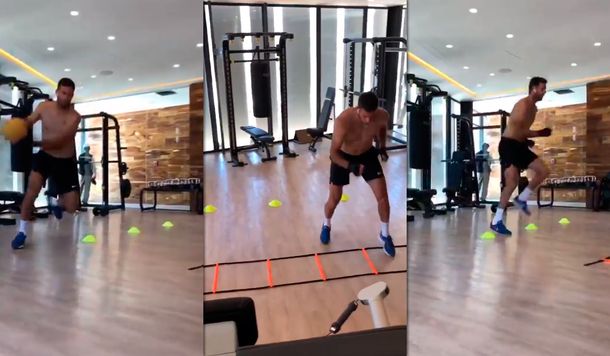 El insólito tema de cumbia que Del Potro eligió para entrenar en México