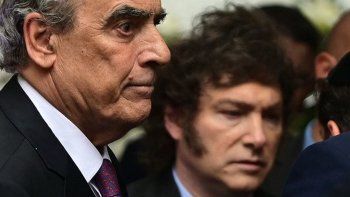 Guillermo Francos y Javier Milei. Guillermo Francos y Javier Milei.