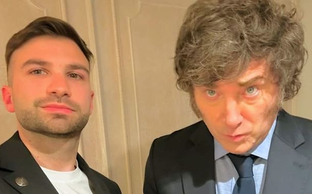 Mauricio Novelli y Javier Milei, muy complicados. Mauricio Novelli y Javier Milei, muy complicados.