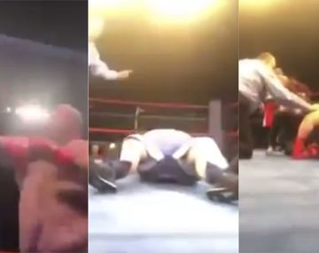 VIDEO: Un obeso ex luchador de MMA sufrió un brutal nocaut en su debut como boxeador