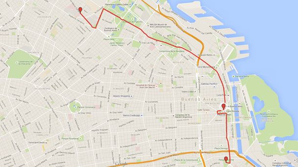 Así es el recorrido del sable corvo de San Martín