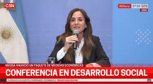Tolosa Paz, sobre las medidas económicas: Buscan proteger a los sectores más vulnerables
