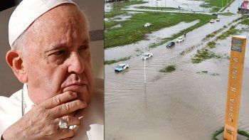 El papa Francisco sigue de cerca el drama que se vive en Bahía Blanca