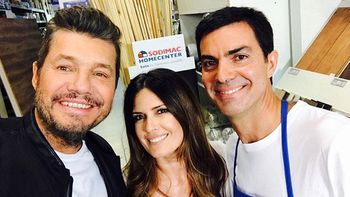 Marcelo Tinelli junto a Isabel Macedo y Juan Manuel Urtubey Marcelo Tinelli junto a Isabel Macedo y Juan Manuel Urtubey