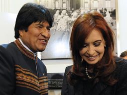 Cristina Fernández y Evo Morales Cristina Fernández y Evo Morales