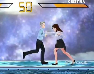 El desopilante videojuego que parodia un combate entre Macri y Cristina Kirchner