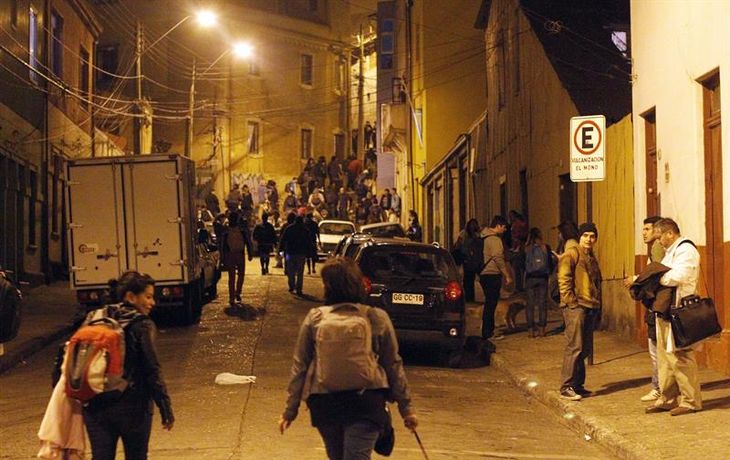 Se fugaron 300 presas en Chile después del terremoto